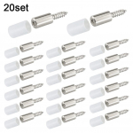 Naelte tugiklamber Naelte ristkihiga integreeritud kruvi 20PCS