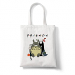Totoro Studio Ghibli Miyazaki Hayao ostukott Anime kotid Cartoon Print Ostukotid Eco Canvas Tote Bag Pacakge Beach K&auml;ekott 31*36cm