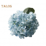 1 haru kunstlik hortensia, n&auml;rbumata dekoratiivne kunstsiidist riie Praktiline simulatsioon hortensia kunstlillede peokaunistus punane