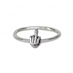 S&otilde;rm&otilde;rmus Uus trend Hip Hop Punk Poleeritud &otilde;huke kingitus Minimalistlik Naljakas keskmine s&otilde;rm Meeste Naiste S&otilde;rmus Moeehted US 7