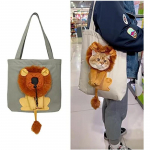 Lemmiklooma seljakoti kandja, kokkupandav lemmiklooma seljakoti kott hingav lemmikloomakandja, millega saab pea v&auml;lja t&otilde;mmata 1 pack