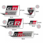 GR SPORT GAZOO Racing kirjaga auto kleebis Reiz modifitseeritud tarvikutele rooliratta k&uuml;lgmise kere poritiiba kaunistamise kleebis 1