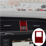 Auto sisekujunduse kaitse s&uuml;sinikkiust punane kleebis Volkswagen VW Golf 7 GTI MK7 2014- Styling jaoks 2013-2017RN8 gray