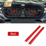 2 tk esiv&otilde;re trimmiribasid BMW F10 F11 F02 F30 F32 F44-seeria autosporti kujundava kaunistuse katteraamile F20 F21 F22 punane