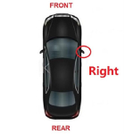 Skoda Octavia A5 MK2 Sedaan Combi VRS jaoks 2004 2005 2006 2007 2008 auto tagaukse peegli soojendusega peegel 1pc Right Side black