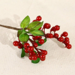 6 pakki kunstlilled California kunstmustikad Kunstvarred mustikakorjade kaunistamiseks Puuviljad Kodukaunistused Pulmad punane