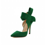 Naised Seksikad suured kikilipsu pumbad Liblikad terava varbaga tikkp&uuml;ksid &otilde;hukesed k&otilde;rged kontsad pulmapeo kingad 39 roheline