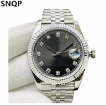 Meeste k&auml;ekellad automaatsed mehaanilised k&auml;ekellad 36/41 mm roostevabast terasest helendavad veekindlad paaride stiilis klassikalised k&auml;ekellad mitmev&auml;rviline