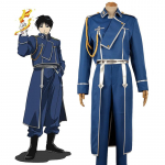 Anime Fullmetal Alchemist Roy Mustang Cosplay S&otilde;jav&auml;evorm &Uuml;likond Mantel P&uuml;ksid P&otilde;ll &Uuml;likond Halloween Karneval Neutraalsed Kost&uuml;&uuml;mid L