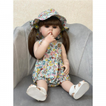 55 cm realistlik Reborn Baby pehme silikoonkorpuse vin&uuml;&uuml;list nukualus T&uuml;drukule vasts&uuml;ndinud beebiprintsess beebit&uuml;drukule nukukingitused lapsele