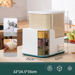 Automaatne k&ouml;&ouml;giriisi&auml;mbri maitsestuskast K&ouml;&ouml;gis hoiustamiskonteiner Teravilja jaotur Niiskuskindel s&auml;ilituskast