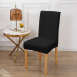 Jacquard tooli kate Tugev elastne tooli istme kate Spandex Stretch tool Slipcover S&ouml;&ouml;gituba k&ouml;&ouml;k Hotelli Kodu tolmuvastane 1pc valge