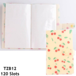 K&uuml;&uuml;nekleebiste bro&scaron;&uuml;&uuml;r 120 pesaga kleebiste hoiustamisvihik Lihtne ja v&auml;rske k&uuml;&uuml;nepoe kleebiste hoiukott