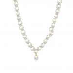 Naiste Choker kaelakee Faux Pearl &otilde;&otilde;nsa v&auml;ljapoole l&uuml;hike reguleeritav pikendatud pikkus Luksuslik poleeritud daami kaelakaunistus Ehted Naiste peo&otilde;htu balli ripats valge