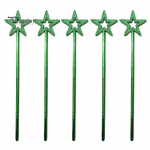 5 tk Fairy Wand peene t&ouml;&ouml;tlusega t&auml;hekujulised v&otilde;lukepid vastupidavad kleidirekvisiidid festivalipeo kaunistamiseks roheline
