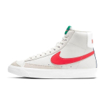 Nike Blazer Mid 77 GS Platinum Tint Bright Crimson Laste tossud Valge S&uuml;gav-Kuninglik-Sinine Rooma-Roheline DA4086-004 36.5