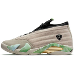 Aleali May x Air Jordan 14 Retro Low SP Fortune Naiste tossud Beež Heleliiv Valge DJ1034-200 36.5