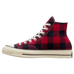 Beyond Retro x Converse Chuck 70 High &Uuml;mbert&ouml;&ouml;deldud Flanell Unisex Tossud Punane Must Uus A05312C 36.5