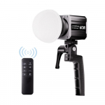 Andoer kolmev&auml;rviline LED-videovalgusti 60 W COB-fotovalgusti 2800K-6800K h&auml;mardatav LCD-ekraaniga 9 US Plug must