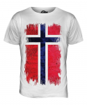 Norra Grunge Flag T-s&auml;rk Top T-s&auml;rk s L&uuml;hikeste varrukatega T-s&auml;rk Cool Graphic T-s&auml;rk S