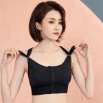 Naiste t&otilde;mblukuga spordirinnahoidjad P&otilde;rutuskindel juhtmevaba aluspesu jooksuvest naistele jooga spordirinnahoidjad Intiimsed plusssuurused S must