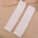 Talvine p&otilde;lvekaitse paksendatud pl&uuml;&uuml;s k&otilde;rge elastsusega s&auml;&auml;resoojad varrukad korallifliis k&uuml;lmakindel pehme jalasoojendaja beež