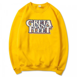 Unisex kapuutsGreta Van Fleet dressipluus Retro Greta Van Fleet s&auml;rk Dream In Gold Tour 2023 Pusad Unisex naiste pikkade varrukatega dressipluusid L
