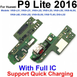 USB laadija pordi plaat Huawei P8 P9 P10 P20 P30 Pro Plus Lite Mini 2016 2017 USB laadimisdoki plaadi pistiku osad P9 Lite-2016