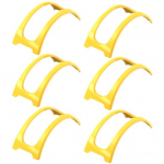 6/12 tk Taco hoidik toidukvaliteediga BPA-vaba ahju n&otilde;udepesumasinas ohutu virnastatav v&auml;rviline individuaalse serveerimisega kanarulli k&otilde;va Taco koorega aluse komplekt 6pcs roosa