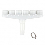 1 komplekt aiavihmuti mitme peaga taimed, lilled, pihustusotsik, reguleeritav autopesupihusti kodu jaoks H