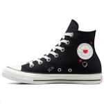 Converse Chuck Taylor All Star High Y2K S&uuml;da - Must Naiste Tossud Vintage-Valge Palaviku-Unistus A09116C 35
