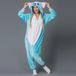 Kigurumi Animal Cosplay kapuutsiga kombinesoon pidžaama meeste naiste pikkade varrukatega talvine soe Rompe magamisriided Panda Lion, leopard, elevant, sebra, tiiger cosplay XL