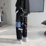 Valged p&uuml;ksid T&auml;navar&otilde;ivad Naiste &uuml;lisuured laia s&auml;&auml;rega Dungarees sirged k&otilde;rge v&ouml;&ouml;kohaga p&uuml;ksid Korea mood XXXL valge