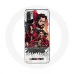 &Uuml;mbris Xiaomi Redmi Note 10 5G La Casa De Papel plakatipildi jaoks