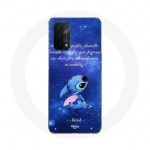 &Uuml;mbris Oppo A74 Stitch Ohana Quote jaoks