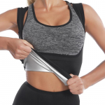 Naiste h&otilde;bedase kattega termos&auml;rk Higis&auml;rgid Saunamahutid Kehakujundajad Taljetrenaž&ouml;&ouml;r Salendav Vest Fitnessi vormir&otilde;ivad modelleeriv v&ouml;&ouml; 4XL/5XL must