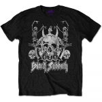 Black Sabbath Dancing Black Classic Rock Metal Band Tee Unisex T-s&auml;rk S