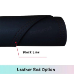 Nahast libisemiskindel armatuurlaua kate p&auml;ikesepadja matt Toyota Corolla E210 210 jaoks Left Hand Drive black