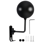 Majapidamises kasutatava kiivri seinale kinnitatav mootorratta raami kronstein ilma mulgustamiseta paigutusraami m&uuml;tsihoidik black