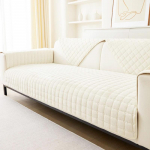 &Uuml;hev&auml;rviline libisemiskindel diivani kate Paks pehme pl&uuml;&uuml;s diivanipadja r&auml;tik elutoa m&ouml;&ouml;bli jaoks Decor Slipcovers diivanikatted 90x240cm beež