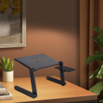 Reguleeritav s&uuml;learvutialus, arvuti p&uuml;stik, kokkupandav kinkelaud koduseks emadep&auml;evaks with Mouse Pad