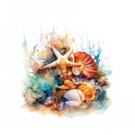T743#Veealune maailm seinakleebis Vannitoa tualettruumi sisustus Elutoa kapp Kodukaunistuse kleebised Kaunistavad isekleepuvad seinamaalingud B-30x30cm-PET