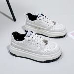 Naiste vabaaja platvormkingad libisemisvastased kerged n&ouml;&ouml;riga j&auml;medad tossud hingavad k&otilde;ndimisjalatsid PU-nahast spordijooksutossud naistele 35 beež