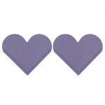 2 tk Lihtsad s&uuml;damekujulised j&auml;rjehoidjad K&auml;sitsi valmistatud kunstnahast silt M&auml;rkmiku silt Raamatu lugemise j&auml;rjehoidjad roosa