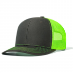 Uus Unisex Trucker M&uuml;ts Kergelt kumera &auml;&auml;rega stiilis pesapallim&uuml;ts meeste naiste vabaaja hingav suvem&uuml;ts 55cm-60cm fluorestseeruv roheline v&auml;rv/hall