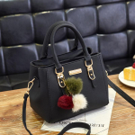 Naised Hairball Ornaments Totes T&otilde;mblukuga Medium K&auml;ekott Hotsale Lady Party Rahakott 23*14*18cm must