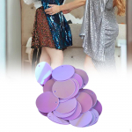 85 t&uuml;kki 20 mm lamedad &uuml;mmargused lahtised litrid Juuksen&otilde;elad Dekoratiivsed plaastrid isetegemise tarvikute komplekt pulmadeks lilla