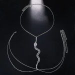 Seksikas v&otilde;lumadu roheline kristallist k&otilde;ht v&ouml;&ouml; kett kaelaga kivist rinnakorvi keha ehted kaelakee naistele festivalir&otilde;ivad