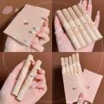 Five Velvet Lip Glaze komplekt Matte Mist Top veekindel huulepulk loomulikult valgendav, niisutav ja niisutav mittenakkuv, kauap&uuml;siv meik