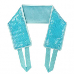 Geelhelmestega kaelaj&auml;&auml;kott rihmaga, korduvkasutatav, kaelavigastuste, tursete, spordivigastuste, kaelal&uuml;lide valu leevendamiseks, k&uuml;lm-kuum kompress, pikk j&auml;&auml;koti m&auml;his heleroheline v&auml;rv